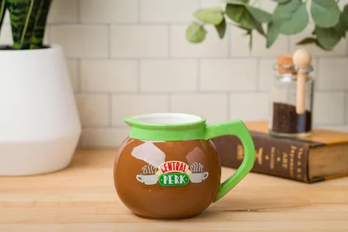 Miniatura 5 de Silver Buffalo Friends Central Perk Cafetera de Café Taza de Cerámica Esculpida en 3D, 20 Onzas Central Perk Pot