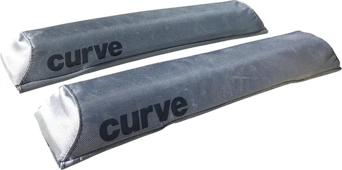 Miniatura 2 de Curve Aero Rack Pads 'NO-Fade' Silver - Short 19" (2 unidades)