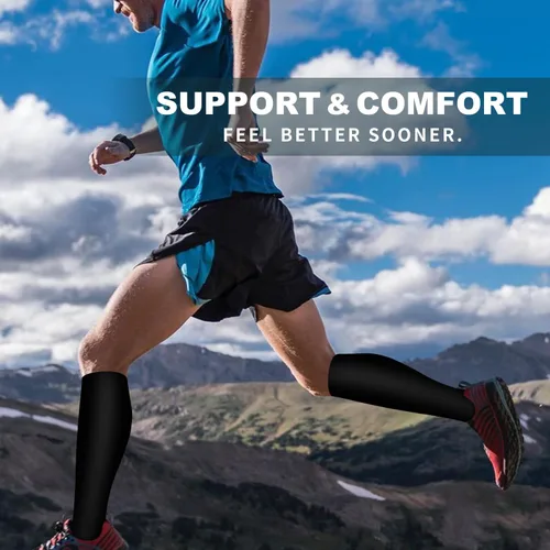 Miniatura 114 de 6 Pack Copper Compression Socks for Women and Men Circulation-Best Support for Medical, Running,Nursing,Athletic