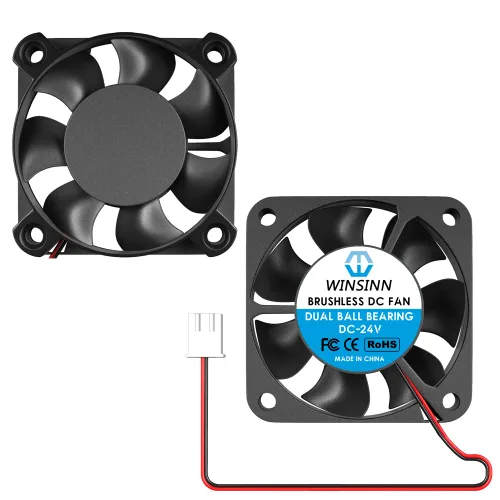 Miniatura 8 de WINSINN Ventilador de 1.575 in de 5 V, impresora 3D micro ventiladores de 5 voltios 4010 rodamiento de bolas dual, enfriamiento sin escobillas 1.575