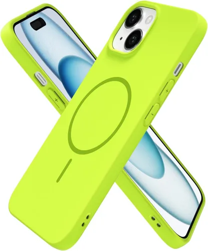 Miniatura 15 de oakxco Funda de silicona Mag Safe para iPhone 17 Pro Max, funda magnética delgada y fina compatible con carga inalámbrica MagSafe, bonita funda Negro