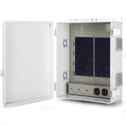 Miniatura 17 de Namunanee - Caja de conexiones eléctricas para exterior, recinto resistente al agua de ABS con panel de montaje interno y tapa con bisagras, 9.2" H