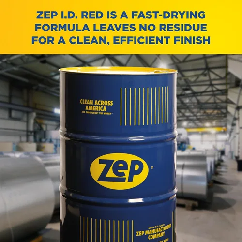 Miniatura 4 de Zep I.D. - Líquido desengrasante industrial rojo - 55 galones (1 unidad) 57085 - Diseñado para su uso cuando se necesita evaporación rápida y no hay
