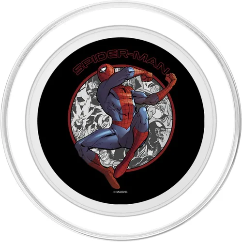 Miniatura 2 de Marvel Spiderman Fights All The Bad Guys PopSockets MagSafe PopGrip para iPhone