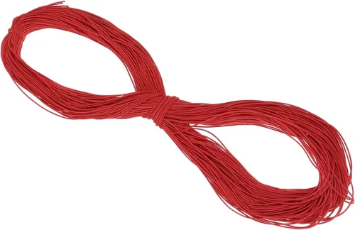 Miniatura 68 de PATIKIL Cuerda elástica elástica de 109 yardas (328.1 ft), cuerda elástica pesada de 0.059 in, albaricoque para manualidades, correas de gancho