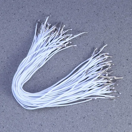 Miniatura 7 de 50 cuerdas elásticas de púas elásticas para coser, bandas elásticas con púas para hacer manualidades, bandas elásticas de costura (blanco)