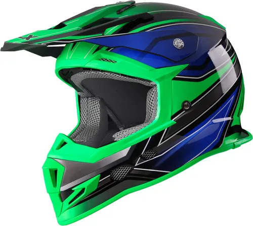 Miniatura 8 de GLX GX23 - Casco para bicicleta de tierra/motocross - Negro mate, L - Aprobado por el Departamento de Transporte de EE. UU