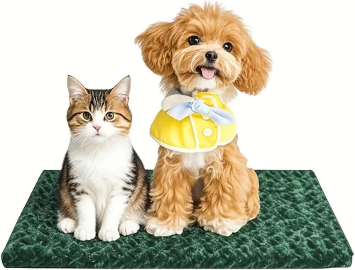Miniatura 14 de Alfombrilla para Cama de Perro – Almohadilla de Perrera Suave y Cómoda para Jaula – Cama y Almohadilla Duradera para Perros y Gatos – Ideal para Gris