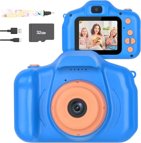 Miniatura 10 de Mafiti Cámara para Niños, Cámara Digital Mini Selfie de 26MP HD para Niños, Cámara para Niños Pequeños de Vídeo 1080P, Juguete al Aire Libre
