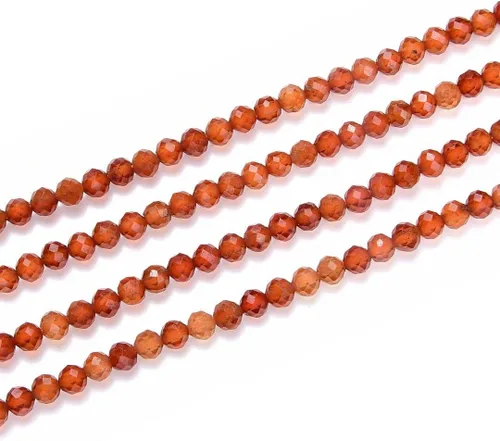Miniatura 10 de Adabele Cuentas redondas facetadas pequeñas de 0.118 in con piedras preciosas de amazonita azul natural de 15 pulgadas