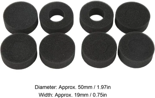 Miniatura 6 de VGEBY 8 piezas de insertos de esponja para neumáticos, repuesto duradero para neumáticos de goma RC de 1 pulgada, incrustaciones de espuma ligera