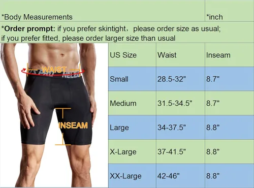 Miniatura 3 de NELEUS Paquete de 3 pantalones cortos de compresión para hombre