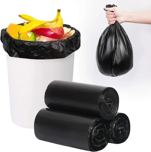 Miniatura 12 de Bolsas de basura, bolsas de basura, 100 unidades de 6 galones [extragruesas] [a prueba de fugas], bolsas de basura para papeleras para el hogar