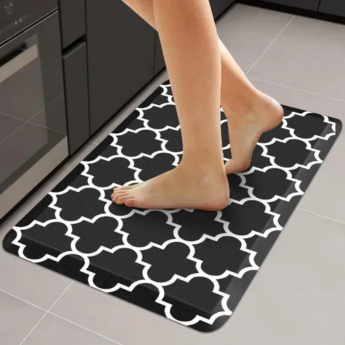 Miniatura 10 de WISELIFE - Tapete antifatiga para piso de 4/5 pulgadas, tapete de cocina antideslizante, impermeable, resistente, ergonómico, cómodo, duradero