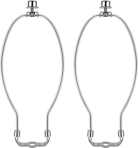 Miniatura 8 de 2 soportes para lámpara de 9 pulgadas, soporte de pantalla desmontable, accesorios de iluminación de bricolaje resistentes para lámparas de pie