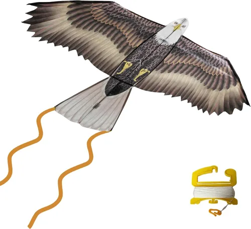 Miniatura 2 de Wind n Sun - Cometa de nailon con forma de águila rapa, 70 pulgadas