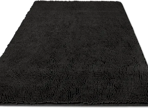 Miniatura 138 de Yeaban Alfombra de pasillo de baño de 24 x 72 pulgadas, antideslizante, alfombra de baño larga de felpilla gruesa, absorbente y lavable, alfombra