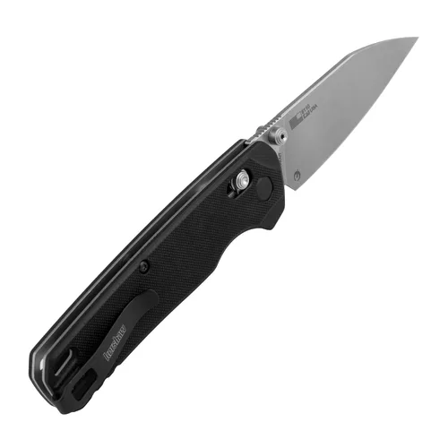 Miniatura 6 de Cuchillo de bolsillo plegable manual Kershaw Bel Air XL, hoja de 3.4 pulgadas de acero MagnaCut, mango G10 negro, clip de bolsillo, fabricado