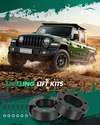 Miniatura 7 de SCITOO Kit de elevación de nivelación delantera de 2.5 pulgadas para Toyota para Tacoma 2005-2023 para Toyota para 4Runner 2003-2023 para Toyota