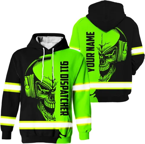 Miniatura 16 de Sudadera con capucha de alta visibilidad para hombres - Colección de trabajos con nombre personalizado Clase 3 Ropa de trabajo reflectante