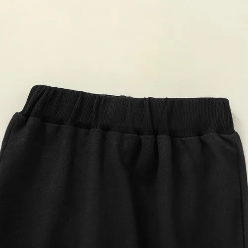 Miniatura 5 de Conjunto de sudadera con capucha de manga larga para bebé niño y niño pequeño + pantalones deportivos para otoño e invierno
