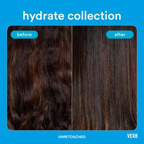 Miniatura 6 de VERB Hydrate Oil - Add Moisture -Increases Shine - Smooth Frizz - Heat Protection for Dry + Frizzy Hair - Amber + Warm Jasmine Scent