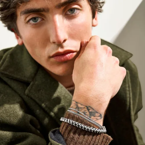 Miniatura 3 de Skagen Pulsera de tela, cuero, cuentas o cadena para hombre