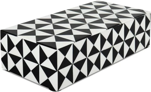 Miniatura 40 de Handicrafts Home Caja de recuerdo decorativa de 8 x 5 – Pequeña caja organizadora con tapa, almacenamiento decorativo Boho, caja de memoria retro