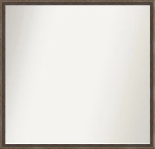 Miniatura 24 de Amanti Art Brown Bathroom Mirror for Over Sink, 23x41 Custom Made Hardwood Wedge Mocha Rectangle Vanity Mirror, Large Modern Wood Frame, Hangs