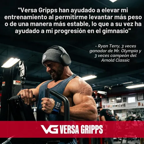 Miniatura 4 de Versa Gripps® Pro, fabricado en los Estados Unidos, correas de muñeca para alternativa de levantamiento de pesas, el mejor accesorio