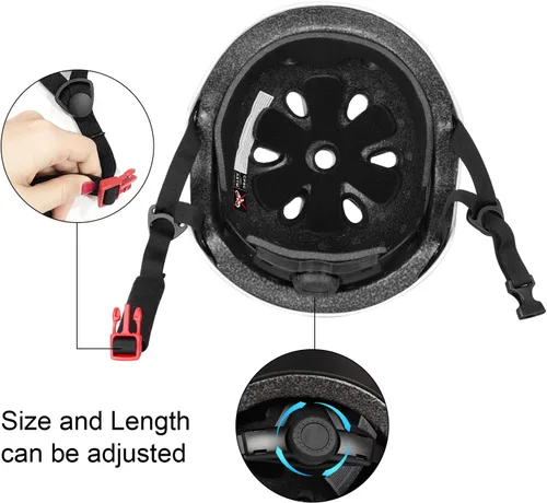 Miniatura 4 de Besttravel Casco para niños, casco ajustable para niños pequeños de 3 a 8 años de edad, para niños y niñas, seguridad multideportivo