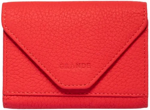 Miniatura 72 de grande Estuches para tarjetas 3639, Naranja, Tarjetero de cuero con cierre magnético, cartera pequeña de acordeón para mujer