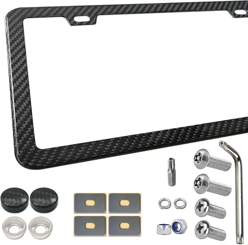 Miniatura 10 de BGGTMO Soporte de Soporte para Placa de Matrícula - Kit de Montaje de Placa de Matrícula Frontal, Adaptador de Montaje de Marco de Placa