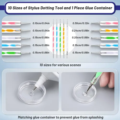 Miniatura 6 de Mejora B-7000 Pegamento para Joyería de Diamantes de Imitación Transparente, 110ml 3.7 fl oz Adhesivo para Manualidades, Pegamento Super Reparador