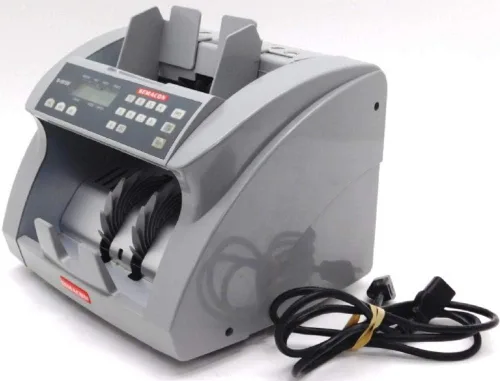 Miniatura 2 de S-1615V Contador de valor de moneda de grado bancario premium (UV CF), teclado de 10 dígitos, hasta 1800 billetes por minuto, procesamiento por