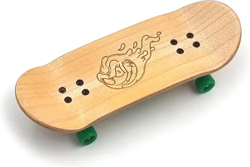 Miniatura 5 de SPITBOARDS® 34mm x 96mm Juego de Fingerboard Pro (Completo) Cubierta de madera real Trucks Pro con tuercas de bloqueo y bujes Pro Ruedas Pro