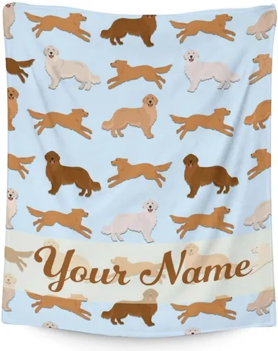 Miniatura 12 de Golden Retriever - Manta de regalo – 40 x 30 pulgadas, bonita manta para niños y niñas, manta negra suave y mullida para regazo y silla