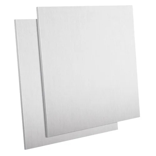 Paquete de 2 láminas de aluminio 6061 T6 de 8 x 8 x 5/16 pulgadas, placa plana de aluminio finamente pulido y desbarbado, 0.315 pulgadas de grosor