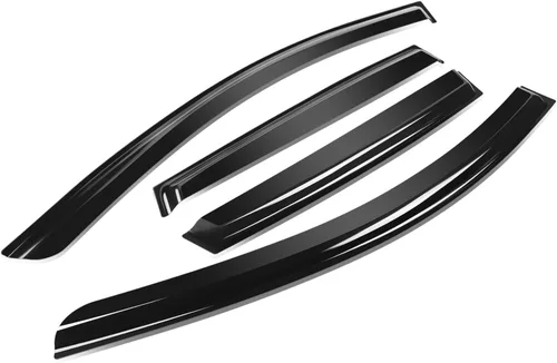 Miniatura 30 de Auto Dynasty Protectores de lluvia con cinta adhesiva compatible con Juke F15 2011-2016 4 piezas deflector de visera de ventana 12 13 14 15