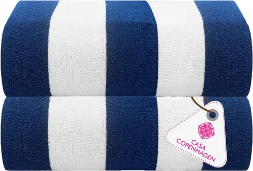 Miniatura 144 de CASA COPENHAGEN Juego de 6 toallas de palomitas de maíz, color azul polvoriento, 21.16 oz/m², 2 toallas de baño, 2 toallas de mano y 2 toallas