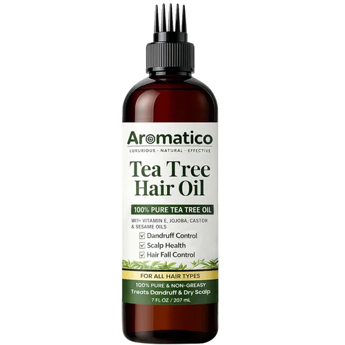 Miniatura 16 de Aromatico 100% Pure Argan Oil 7 fl oz – Lightweight, Non-Greasy Hair & Skin Oil for Smooth, Shiny Hair & Deep Moisture – Cold Pressed Multipurpose