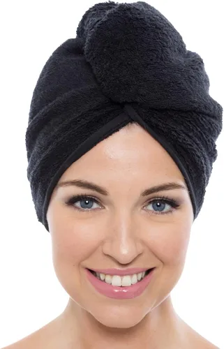 Miniatura 8 de Mujer viscosa de bambú – toalla de pelo toalla de secado de pelo Wrap por texere, Unitamaño
