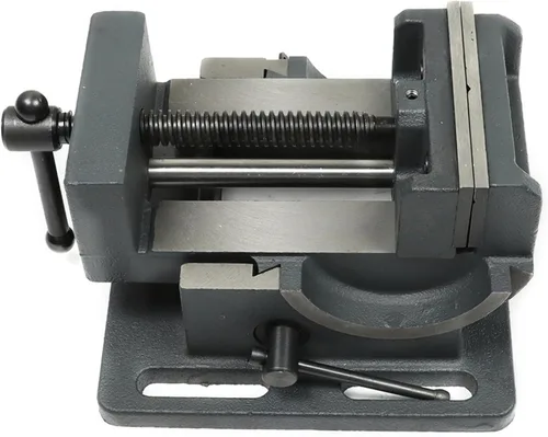 Miniatura 2 de Prensa de taladro industrial de sobremesa de 4 pulgadas con tornillo de banco resistente en ángulo para mecanizado de máquinas herramienta