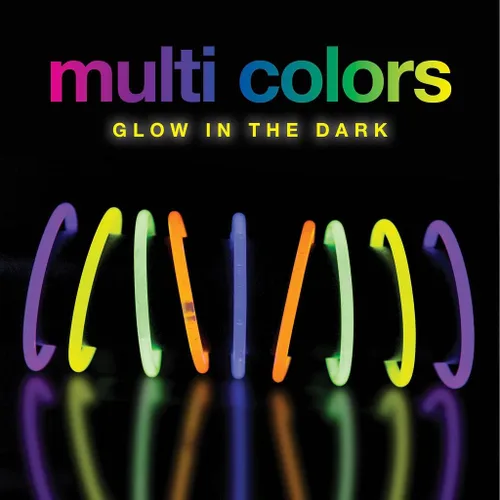 Miniatura 7 de Paquete de 500 collares y pulseras de varillas brillantes para fiestas, suministros de fiesta ultra brillantes que brillan en la oscuridad
