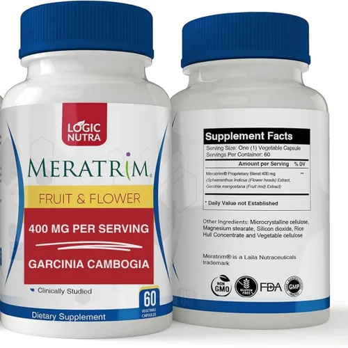Miniatura 3 de Meratrim Proprietary Blend 400 mg - Extracto de Garcinia Mangostana (corteza de fruta) - Sin estimulantes - 60 cápsulas vegetales