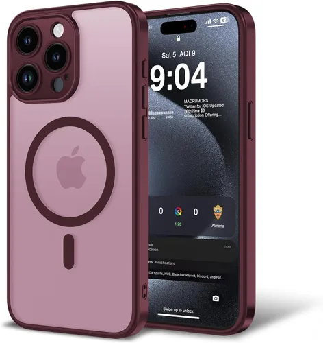 Miniatura 25 de Funda para iPhone 11 con protector de pantalla, compatible con MagSafe, ultra delgada, translúcida, mate, a prueba de golpes, color negro