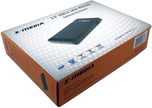 Miniatura 5 de X-MEDIA XM-EN2279 - Unidad de disco duro SATA USB 2.0 sin herramientas de 2.5 pulgadas, carcasa externa para HDD SATA y SSD de 0.276 in / 0.374 in