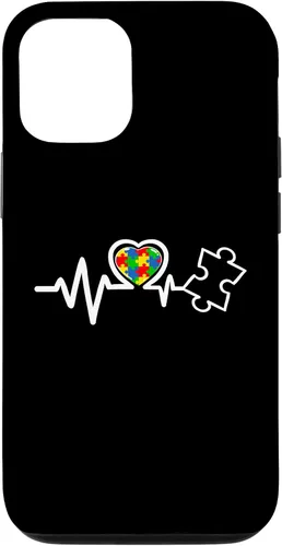 Miniatura 28 de Heart Puzzle Piece Heartbeat Cool Autism Awareness Case for iPhone 16