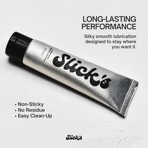 Miniatura 2 de Slick’s for All - Lubricante a base de agua, lubricante personal hipoalergénico y limpio, sin manchas, inodoro, lubricante sexual para privacidad