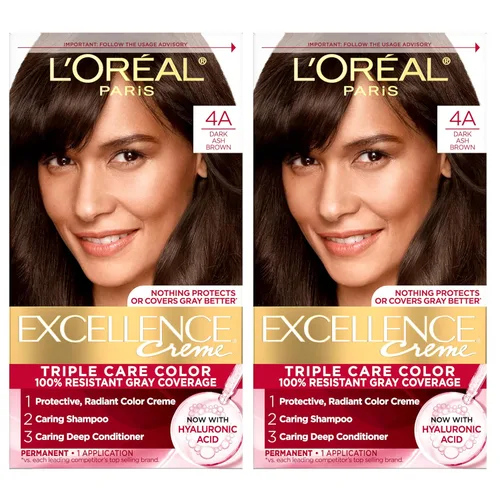 Miniatura 56 de L'Oreal Paris Excellence Crème - Tinte permanente para el cabello, color de cabello de triple cuidado, complejo Pro-Keratine para una cobertura